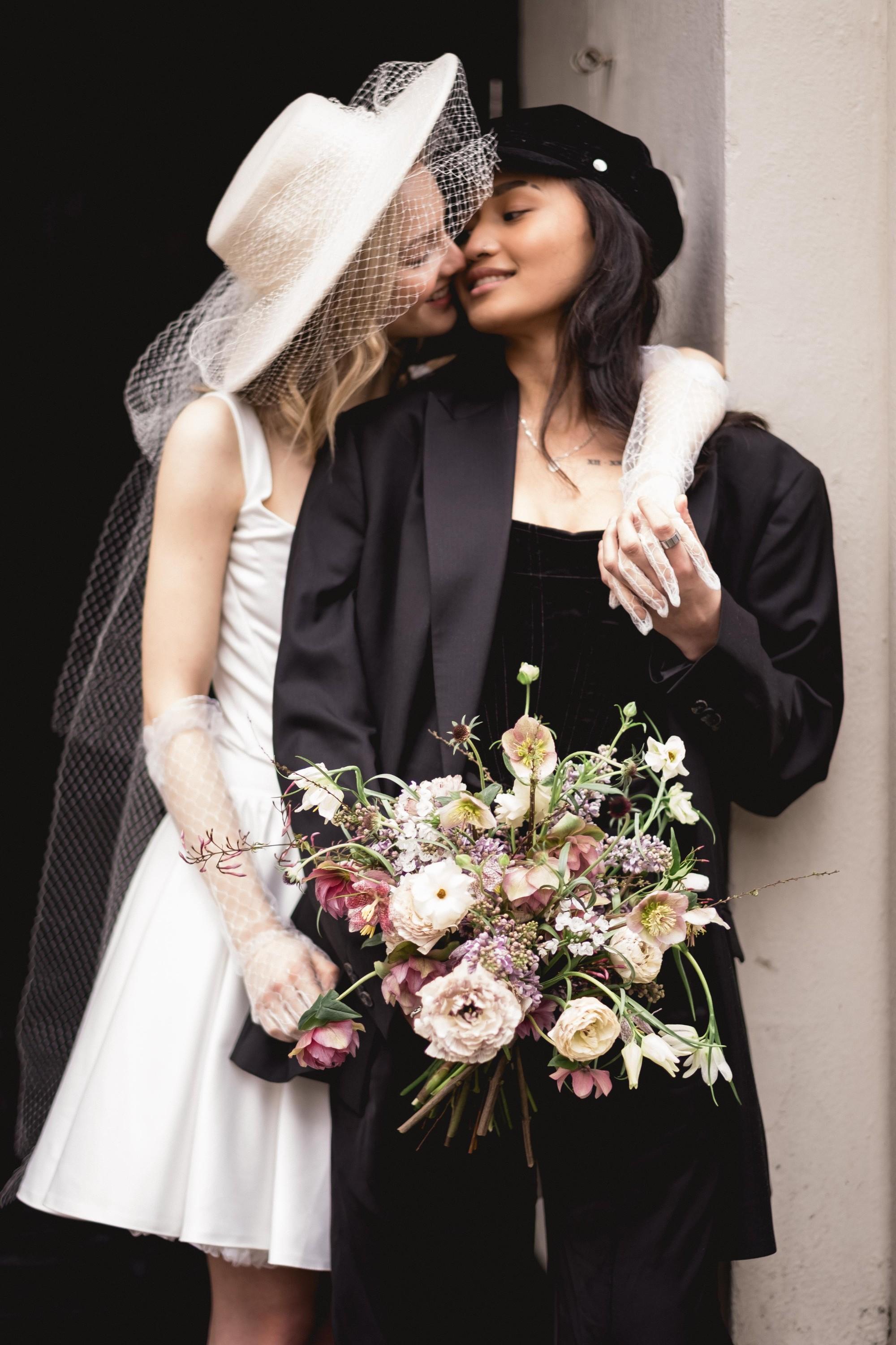 Alyssa & Louise | Bridal Editorial | The Hoxton, Holborn